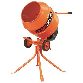 Lumberjack Electric Powered Cement Mixer 135 Litre Capacity with a 550W Motor